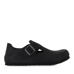 LONDON - BLACK OILED LEATHER