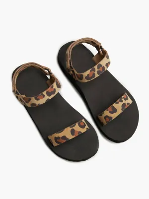 Macy Sandal In Leopard Print
