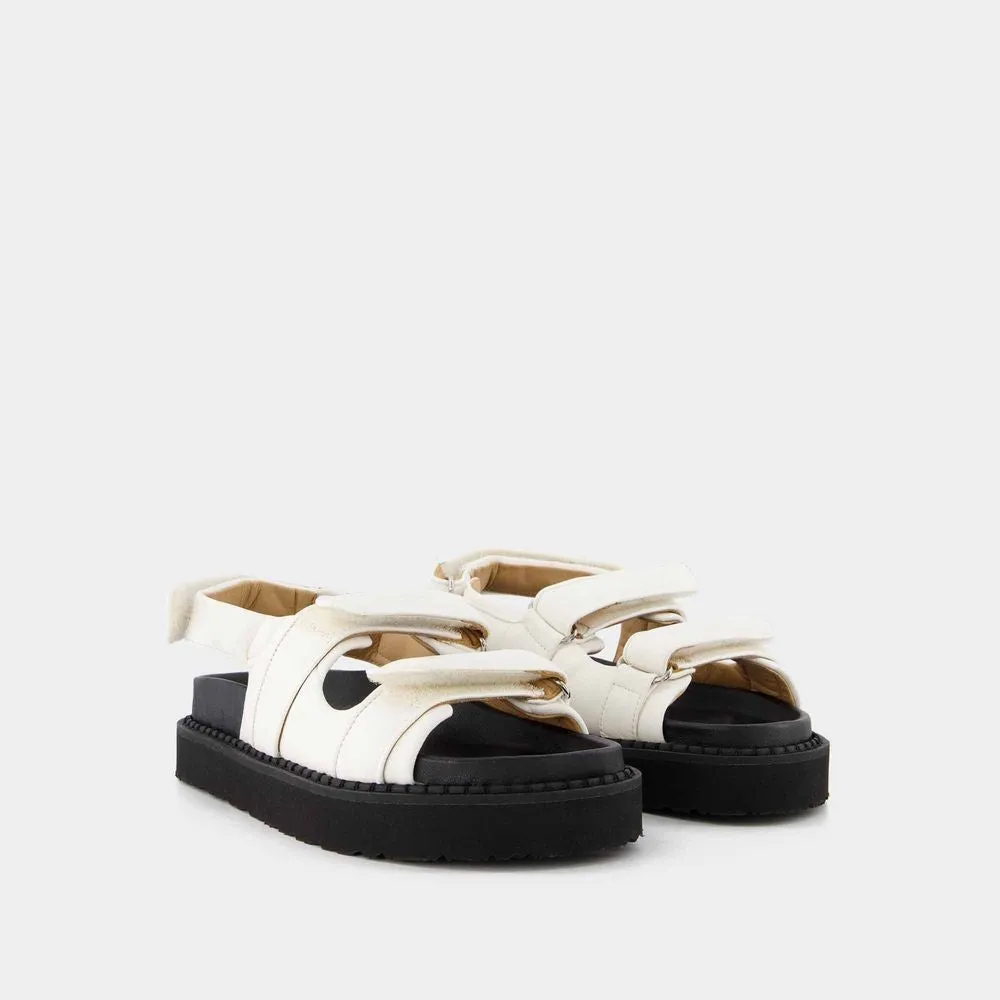 Madee-Gb Sandals - White - Leather