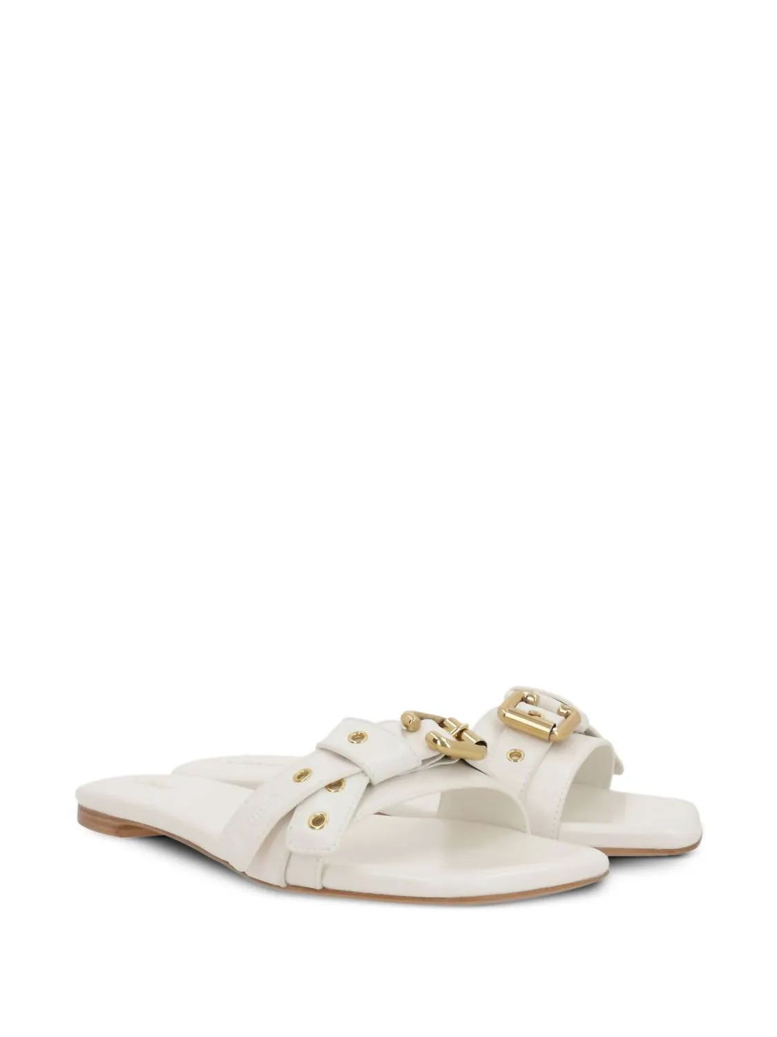 Mae Slide Sanda In Eggshell