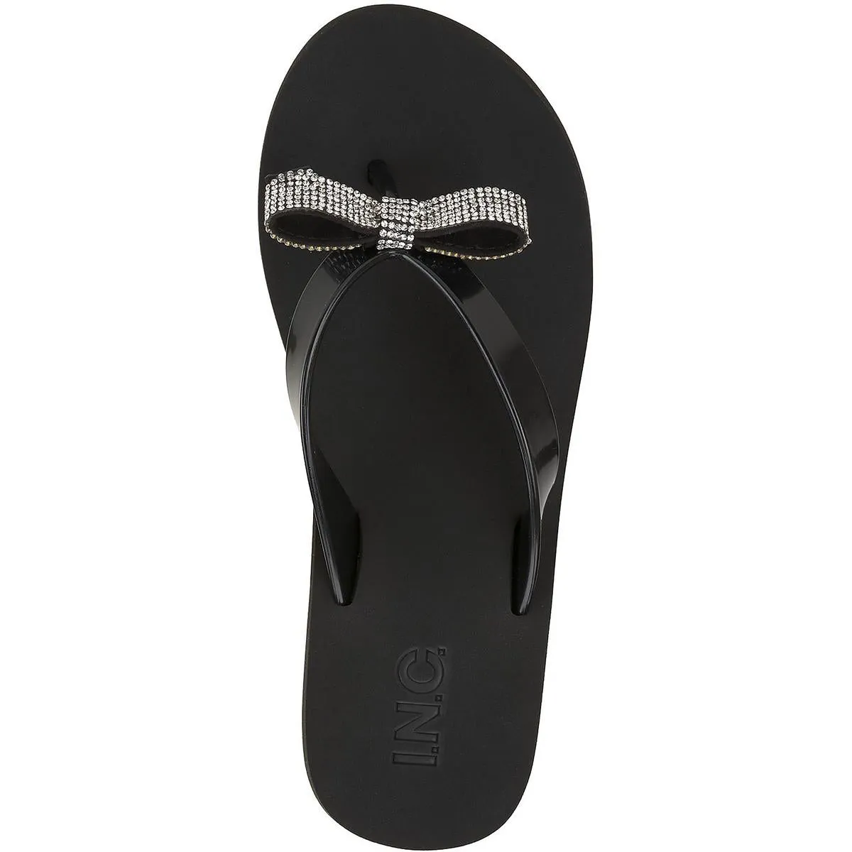 MAGENTAF Womens Slip On Thong Wedge Sandals
