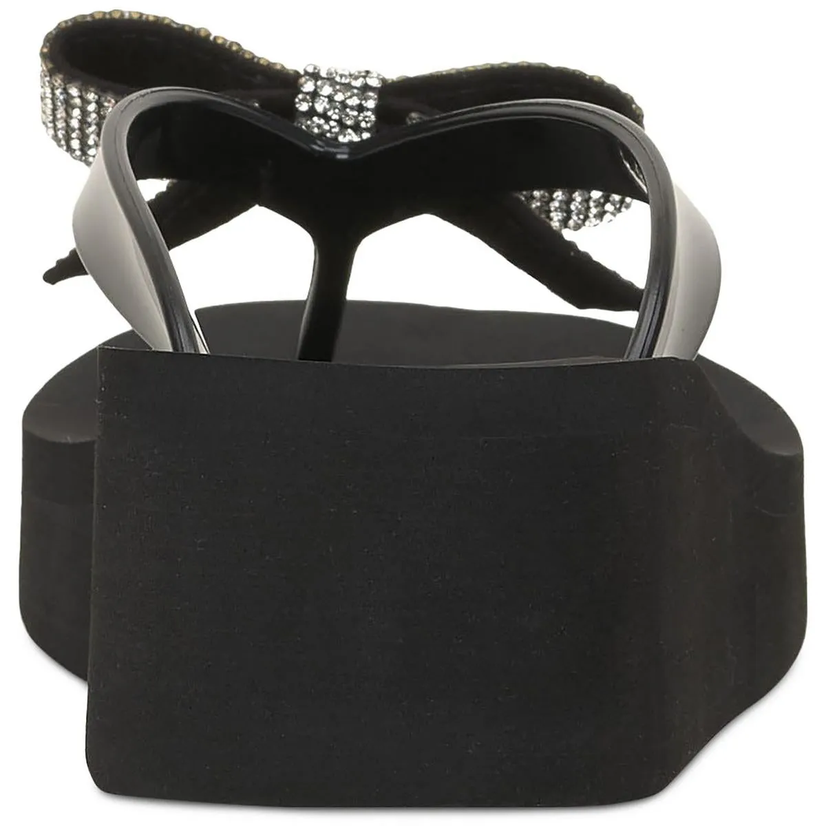 MAGENTAF Womens Slip On Thong Wedge Sandals