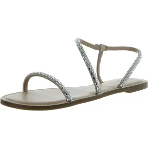 Mahlah  Womens Embellished Rhinestones Gladiator Sandals