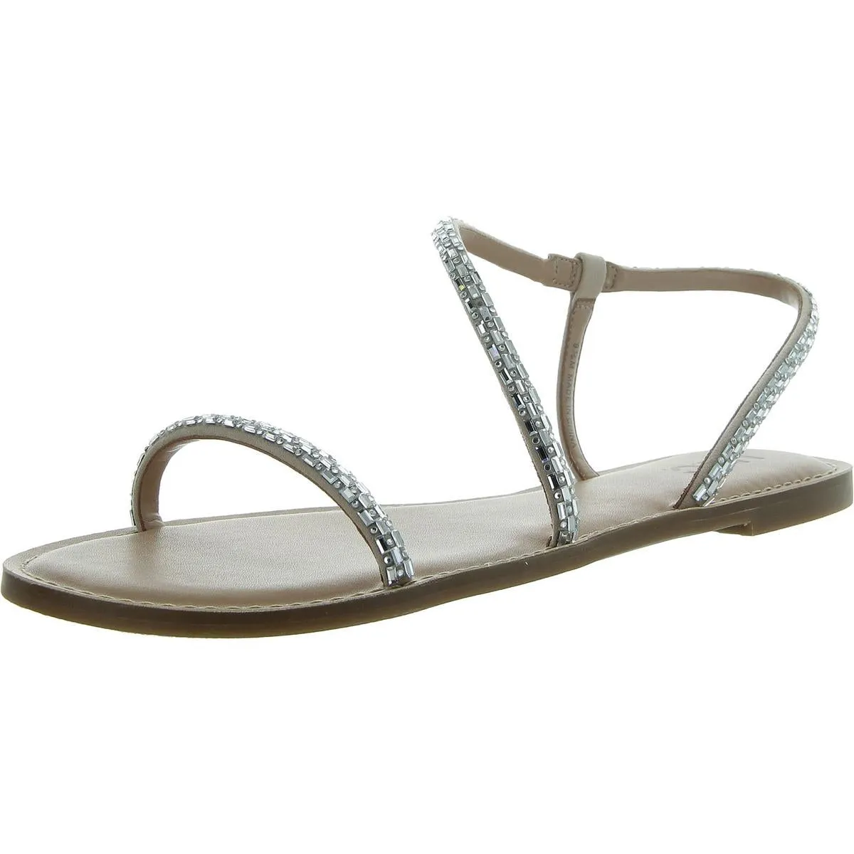 Mahlah  Womens Embellished Rhinestones Gladiator Sandals