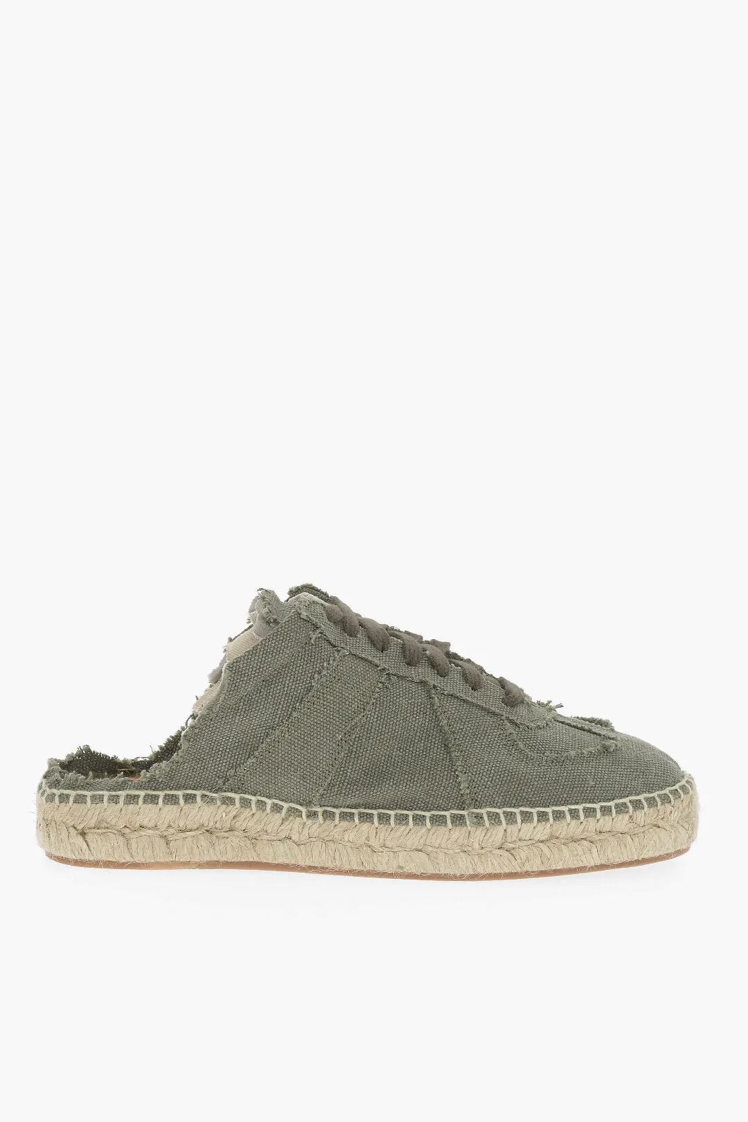 Maison Margiela Mm22 Open Back Cotton Low-Top Sneakers