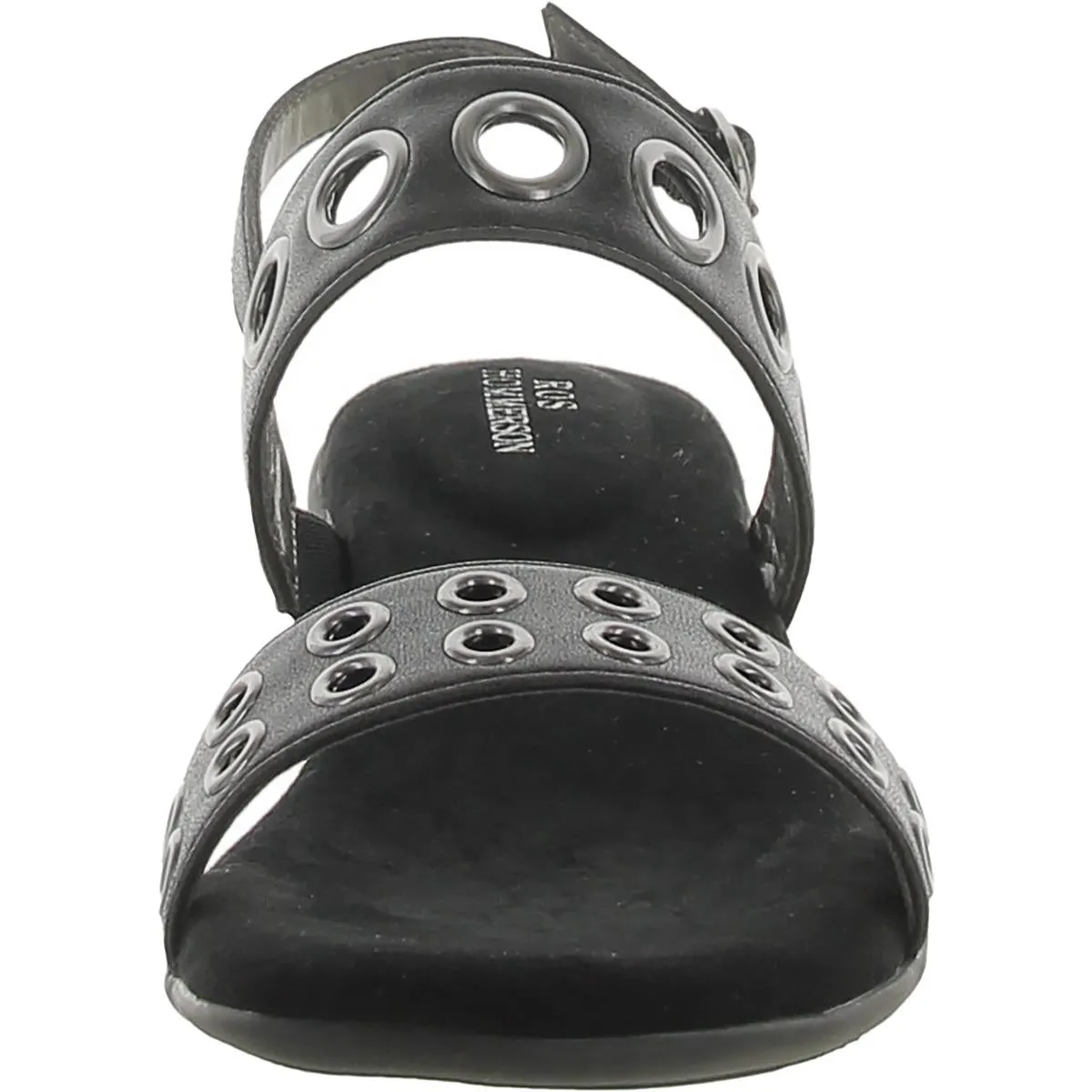 Meredith Womens Heeled Buckle Strappy Sandals