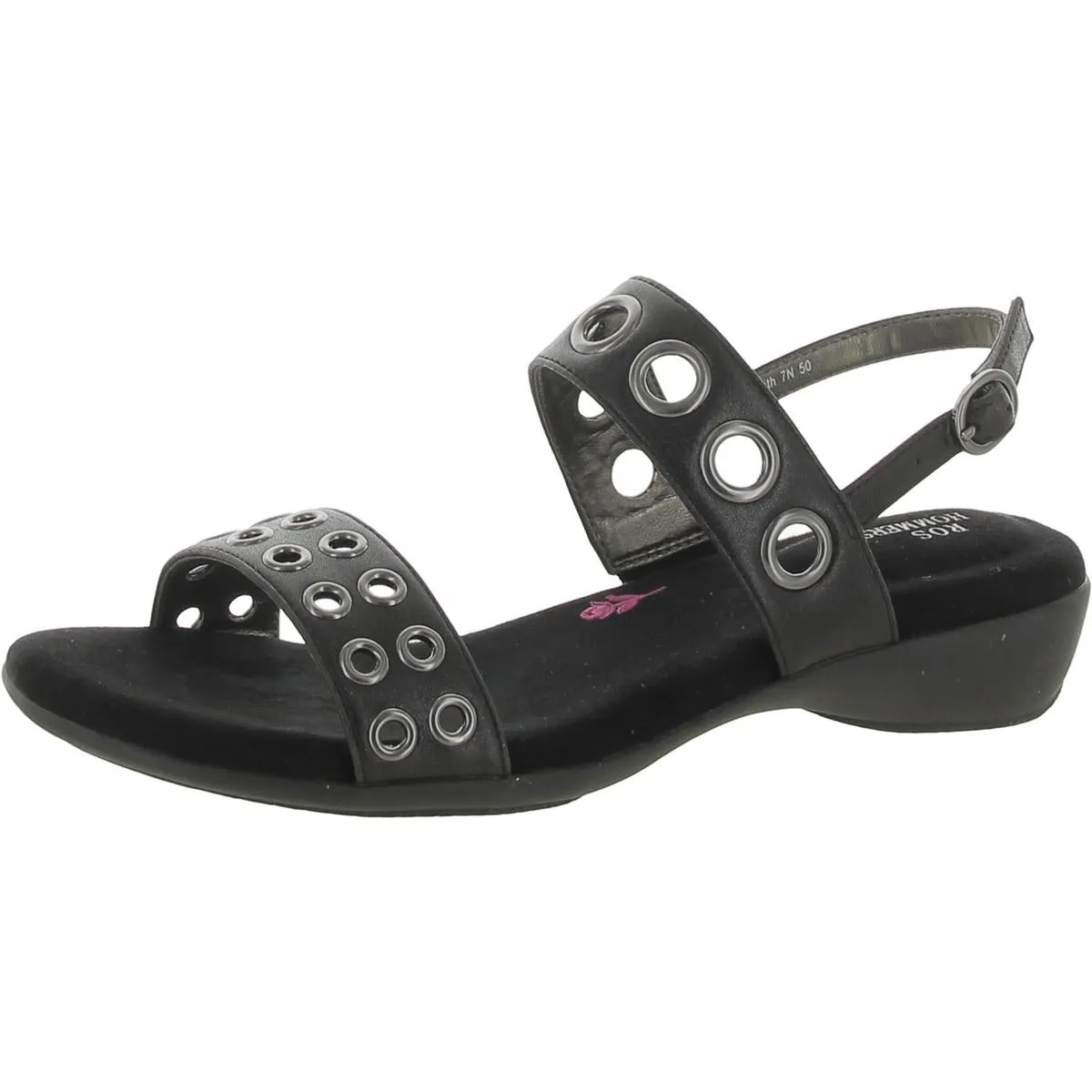 Meredith Womens Heeled Buckle Strappy Sandals