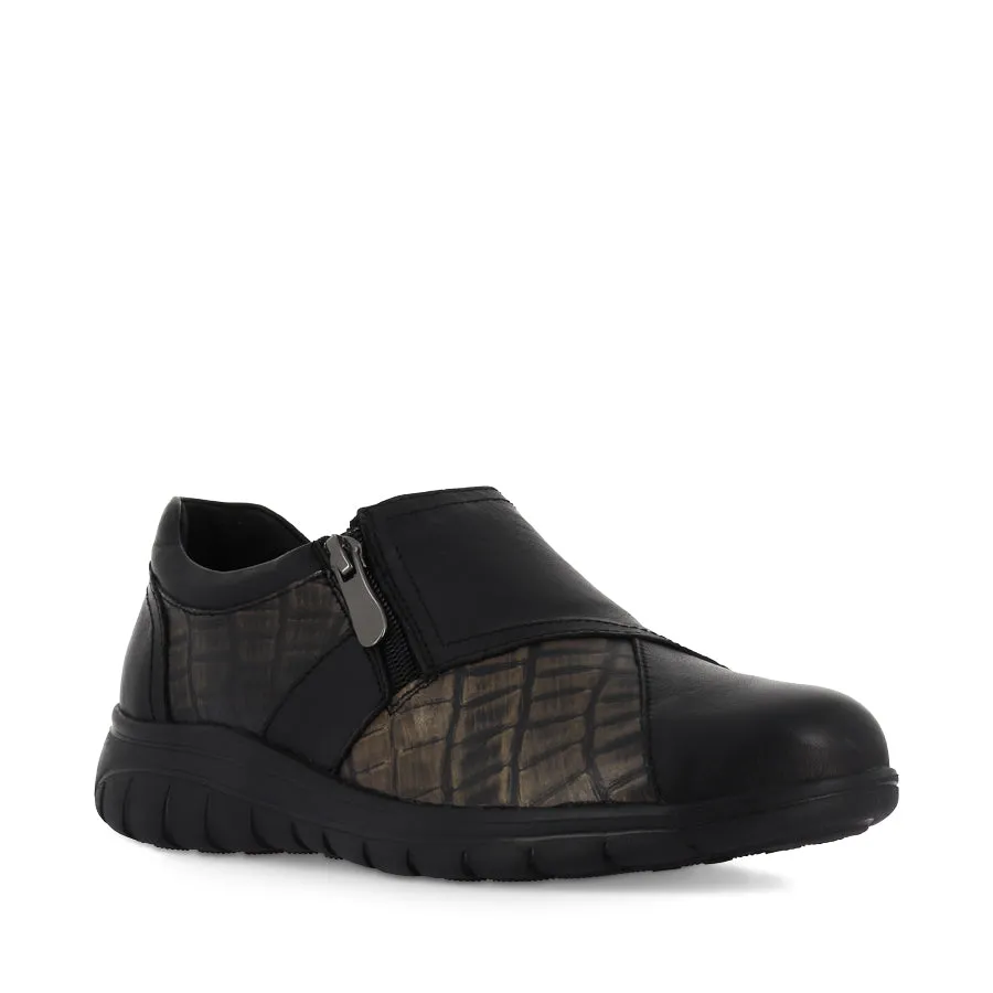 MERGER - BLACK/BRONZE LEATHER