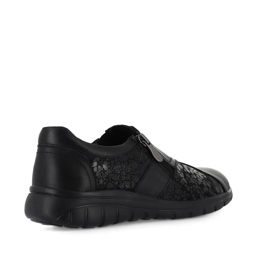 MERGER - BLACK/IVY LEATHER