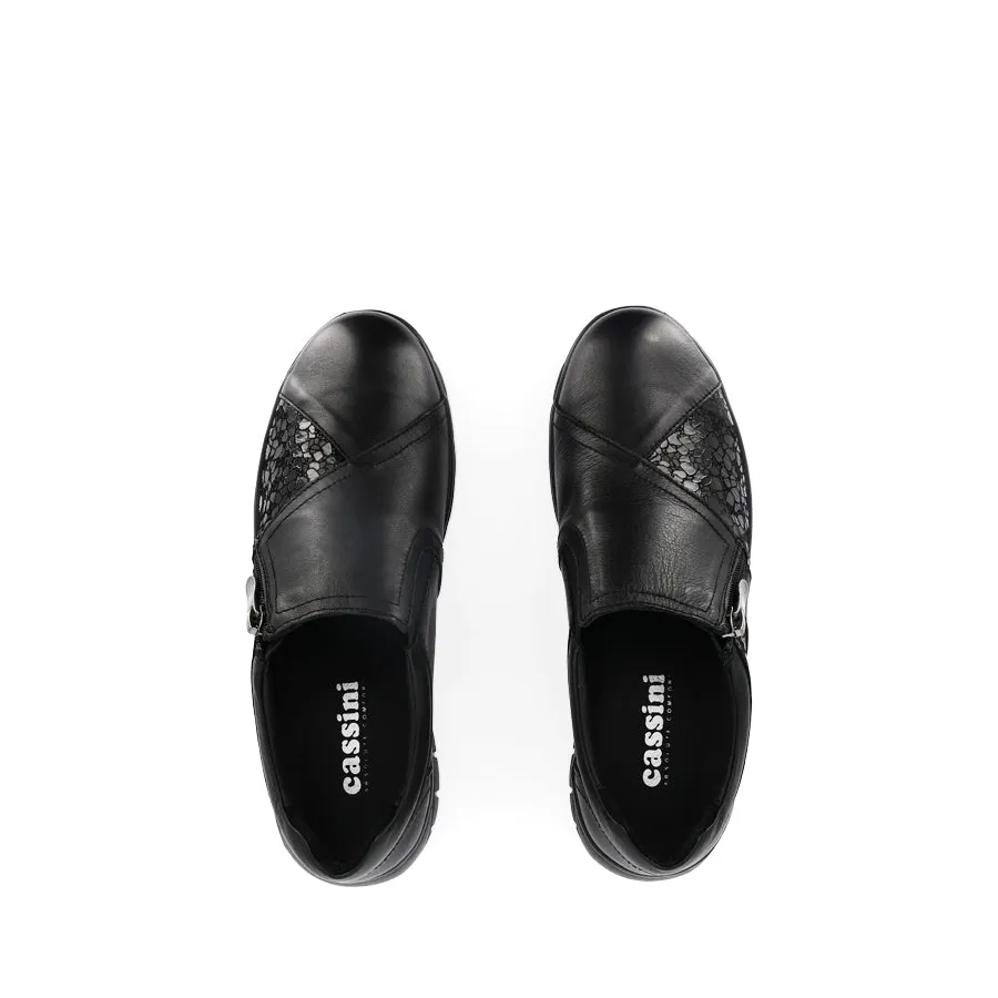 MERGER - BLACK/IVY LEATHER