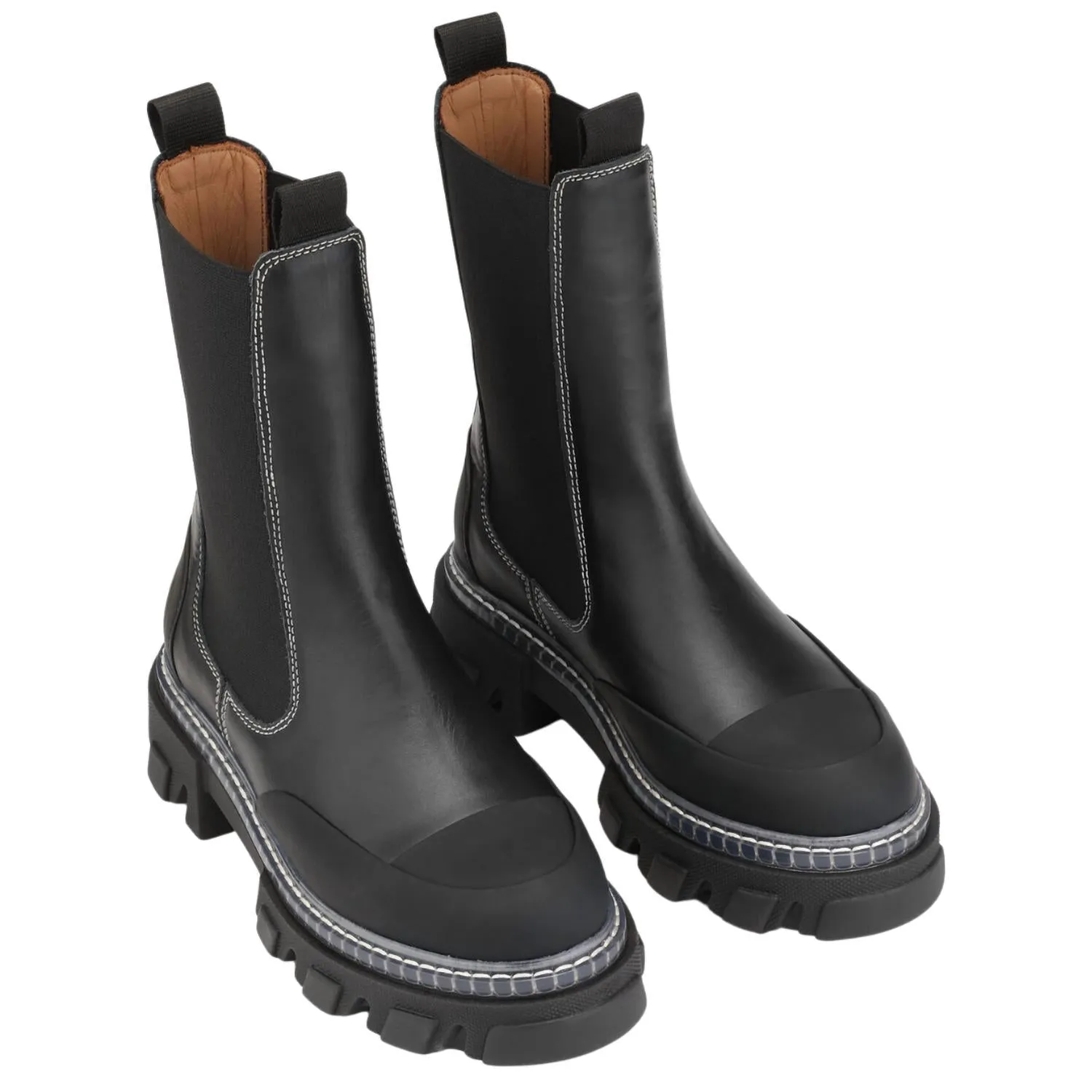 Mid Chelsea Boot In Black