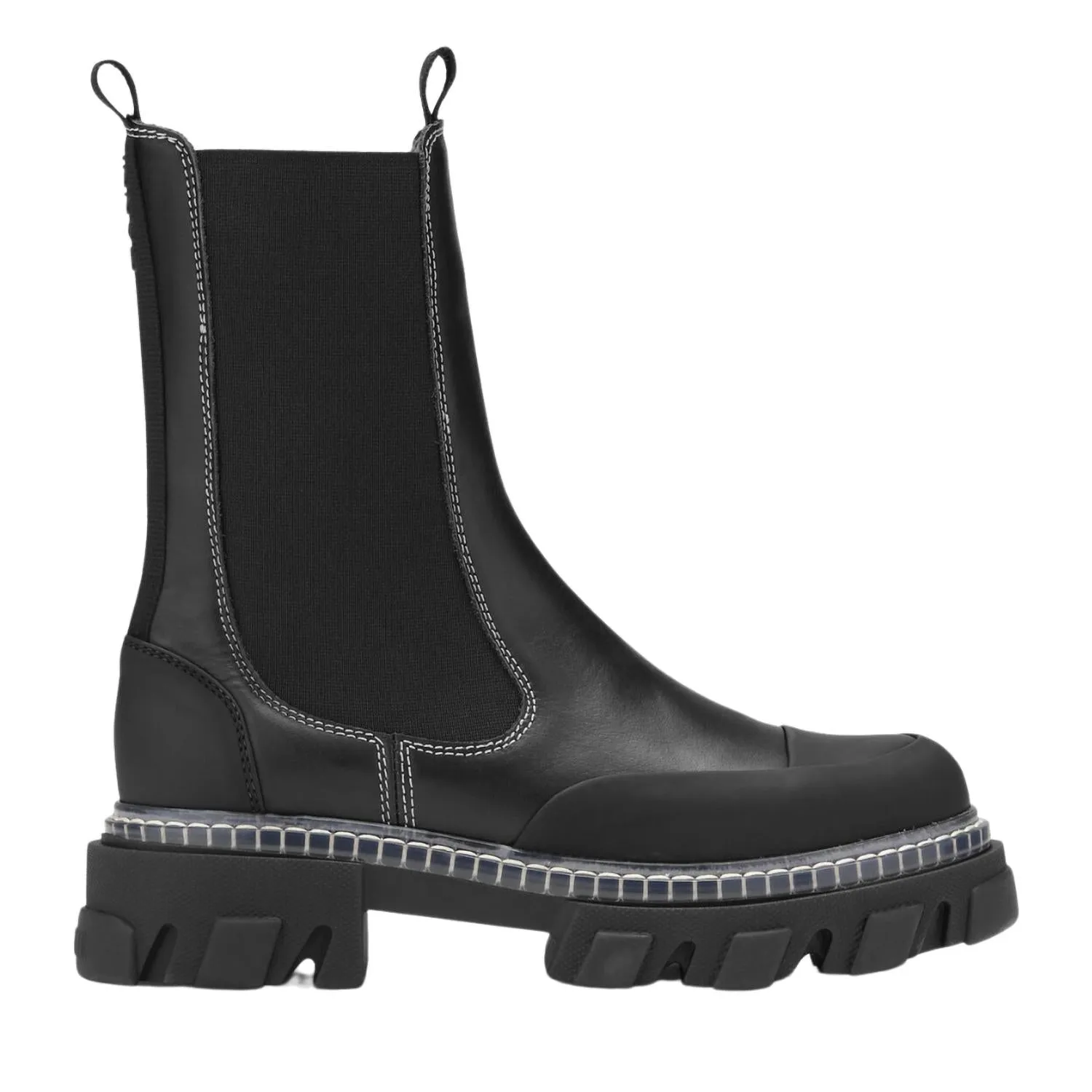 Mid Chelsea Boot In Black