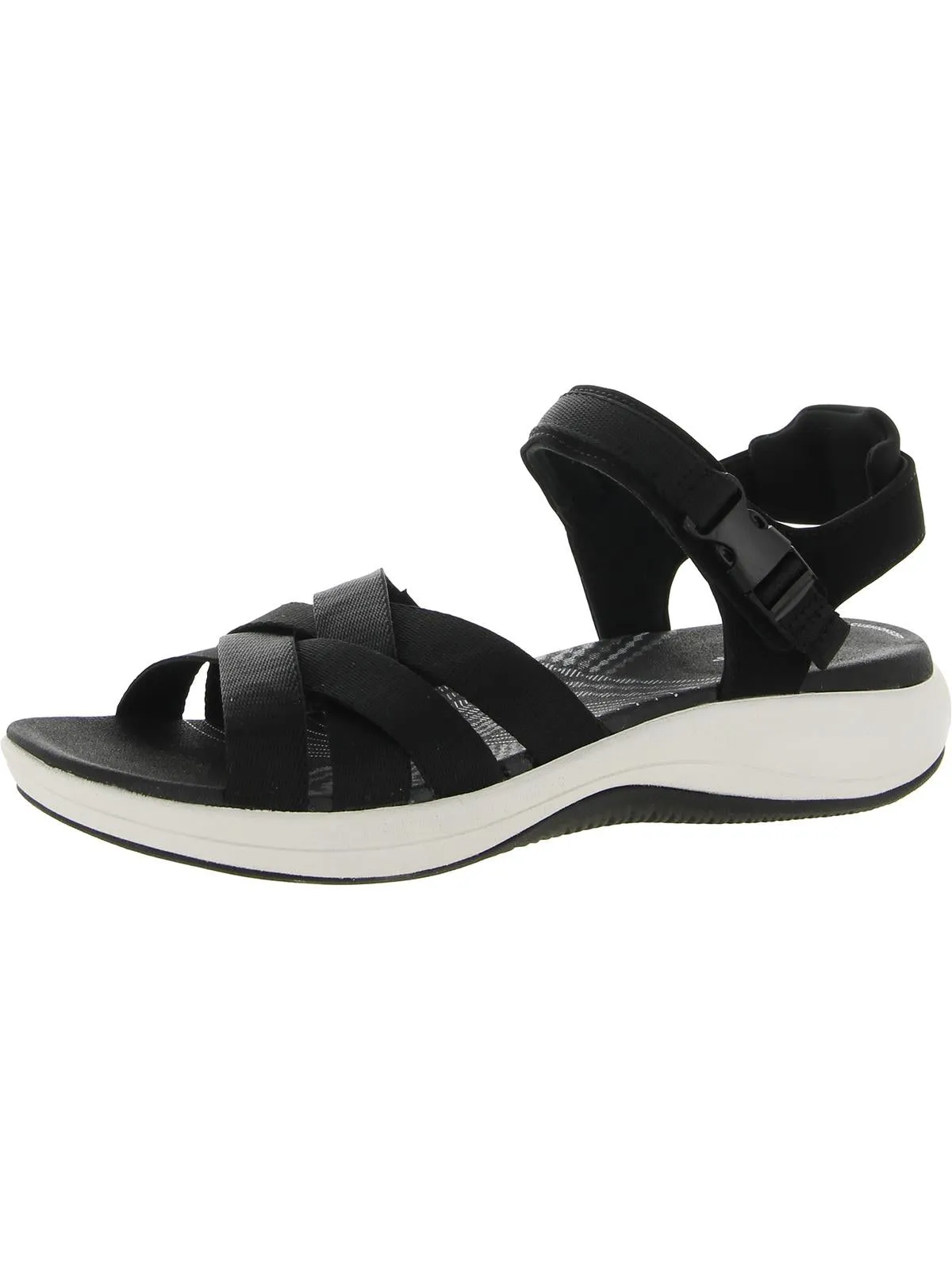 Mira Tide Womens Cushioned Footbed Criss-Cross Front Sport Sandals