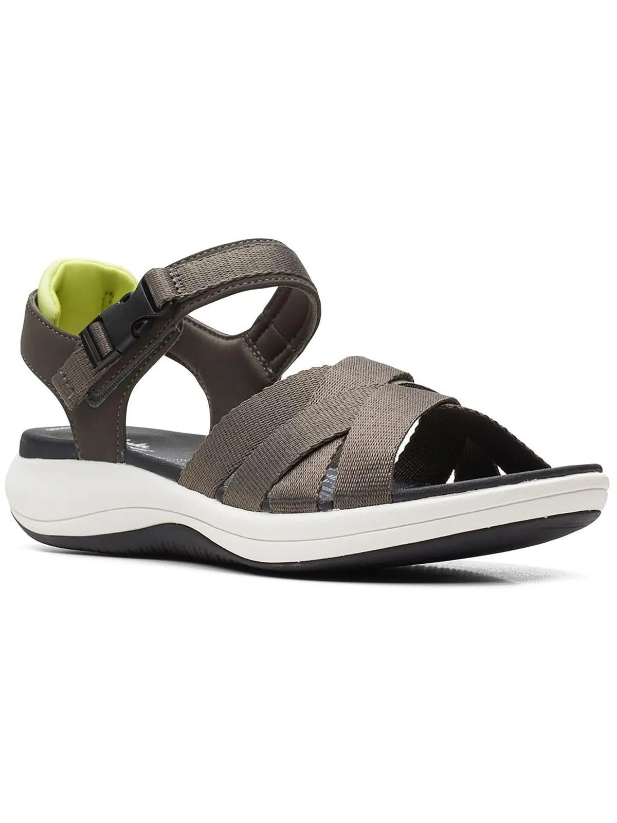 Mira Tide Womens Cushioned Footbed Criss-Cross Front Sport Sandals