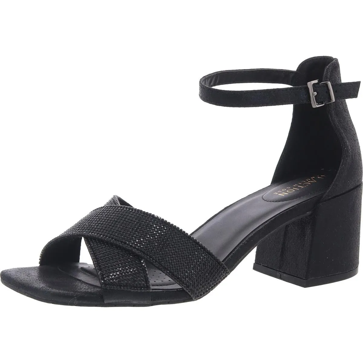 Mix X Band Womens Rhinestone Man Made Heels