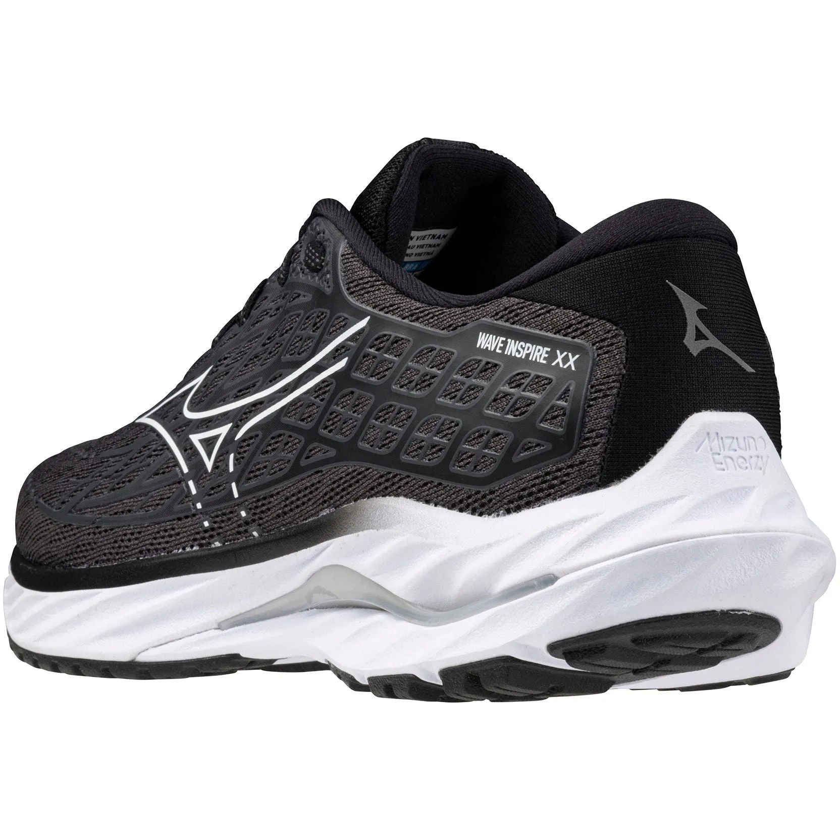Mizuno Wave Inspire 20 WIDE FIT (D) Womens Running Shoes - Black