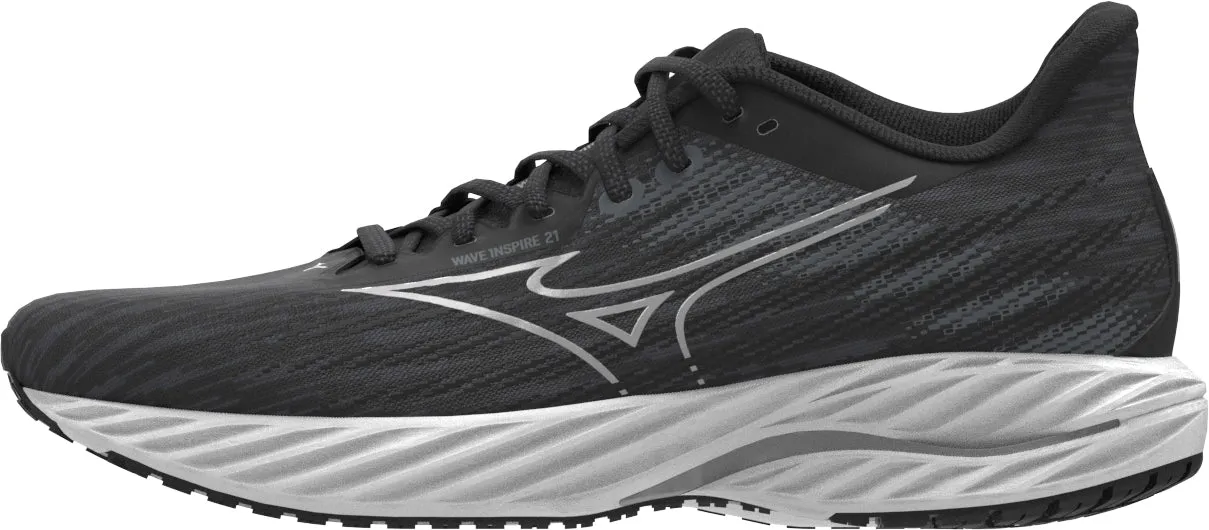Mizuno Wave Inspire 21 WIDE FIT (D) Womens Running Shoes - Black