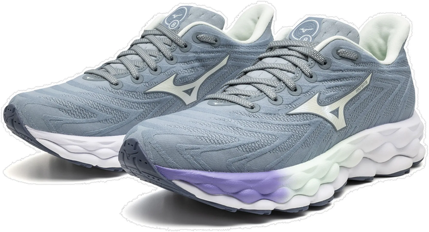 Mizuno Wave Sky 8 Womens Running Shoes - Grey