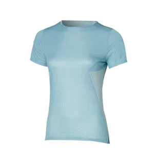 Mizuno Women's DryAeroFlow Graphic Tee in Cloud Blue SS25