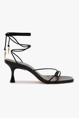 Nadia Sandal In Black Leather