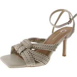 Naommi Womens Faux Leather Strappy Slingback Sandals