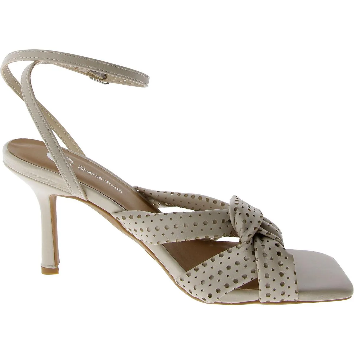 Naommi Womens Faux Leather Strappy Slingback Sandals