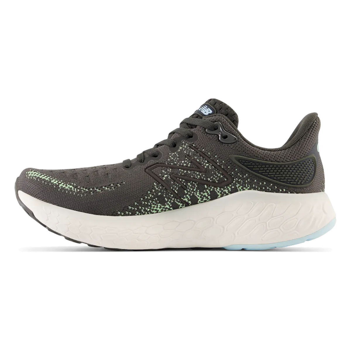 New Balance Fresh Foam X 1080 V12 - Blacktop - Green Aura - Bleach Blue