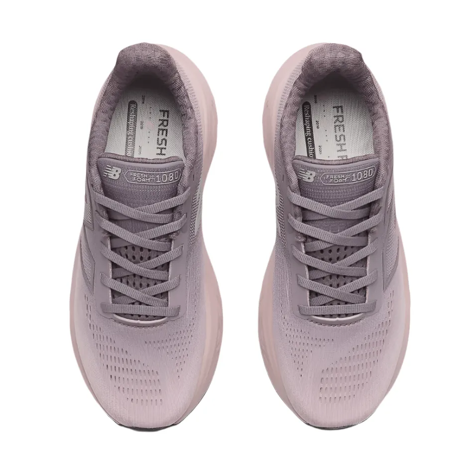 New Balance Women's 1080 V14 Standard Fit (B Width) Running Shoes in Dark Ice Wine SS25