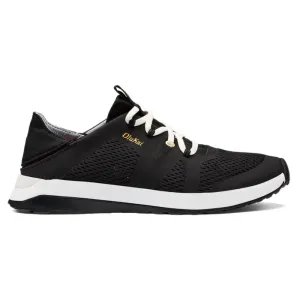 OluKai Huia Black Athleisure Shoe (Womens)