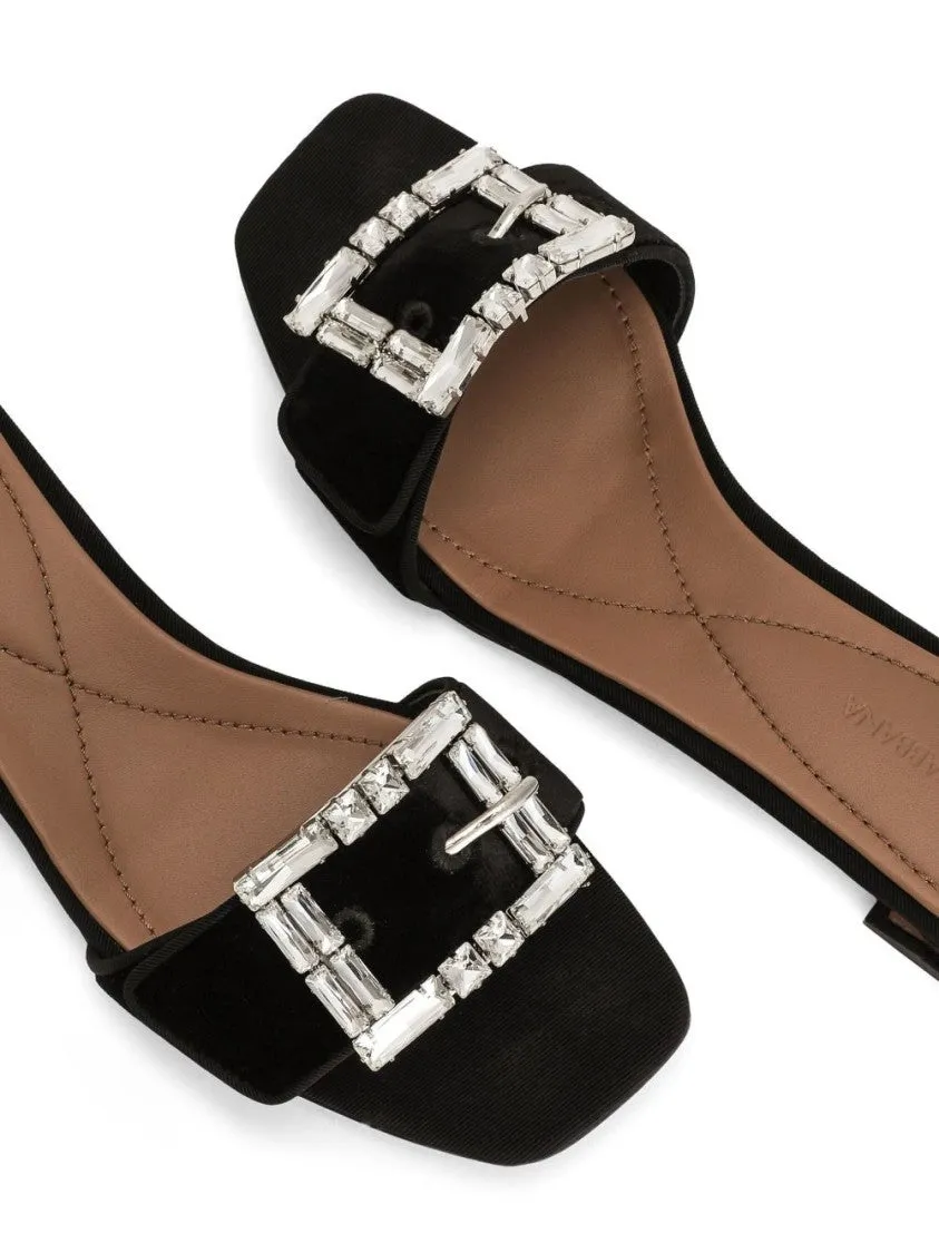 Open-Toe Sandals With Buckle Detail