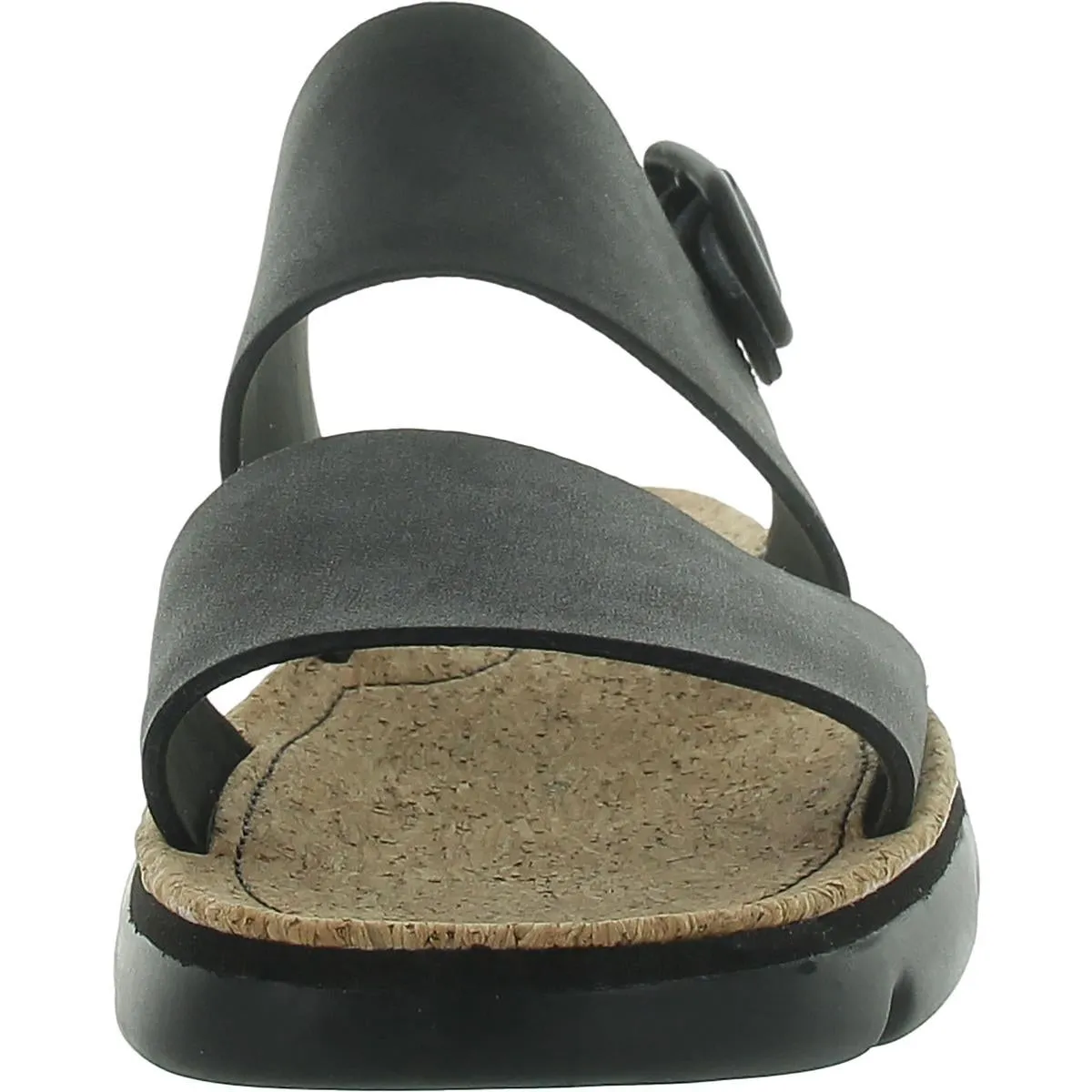 Oruga Womens Leather Buckle Flat Sandals