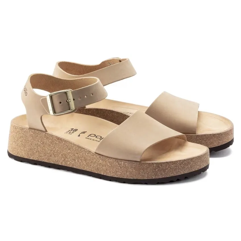 Papillio By Birkenstock Glenda Strappy Women's 10-10.5 Sandcastle Sandal FZP146 (Sandcastle,10-10.5)