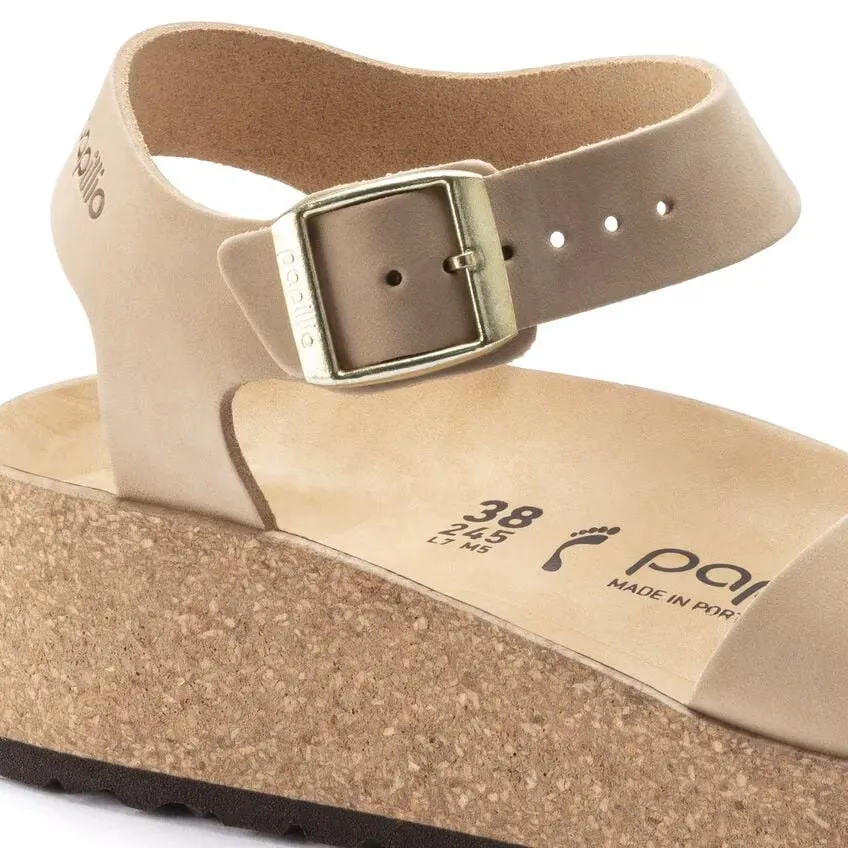Papillio By Birkenstock Glenda Strappy Women's 10-10.5 Sandcastle Sandal FZP146 (Sandcastle,10-10.5)