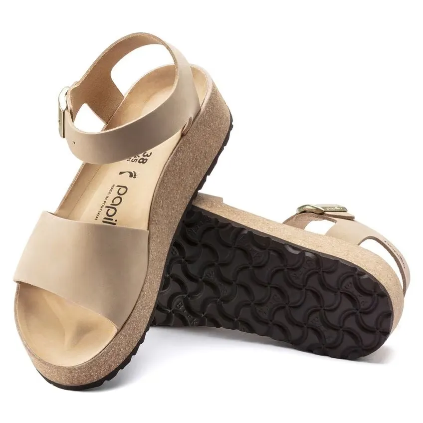 Papillio By Birkenstock Glenda Strappy Women's 10-10.5 Sandcastle Sandal FZP146 (Sandcastle,10-10.5)