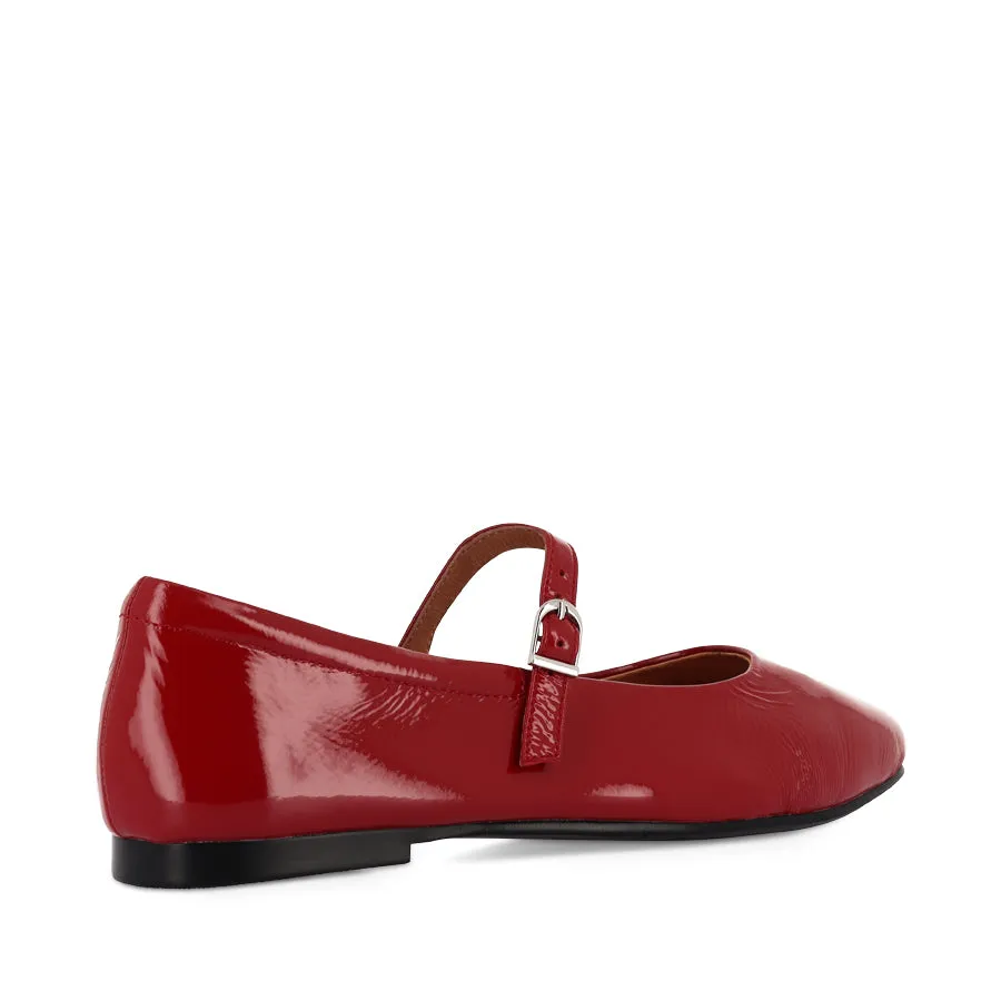 PASSY - DARK RED PATENT