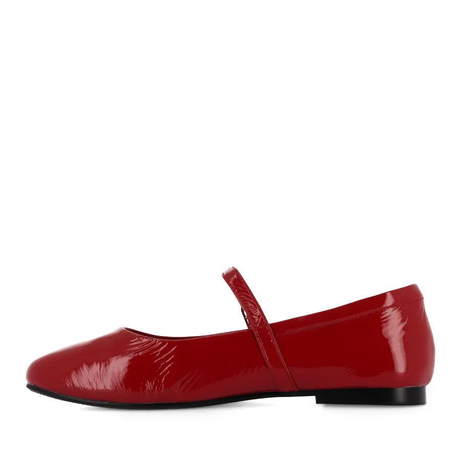 PASSY - DARK RED PATENT