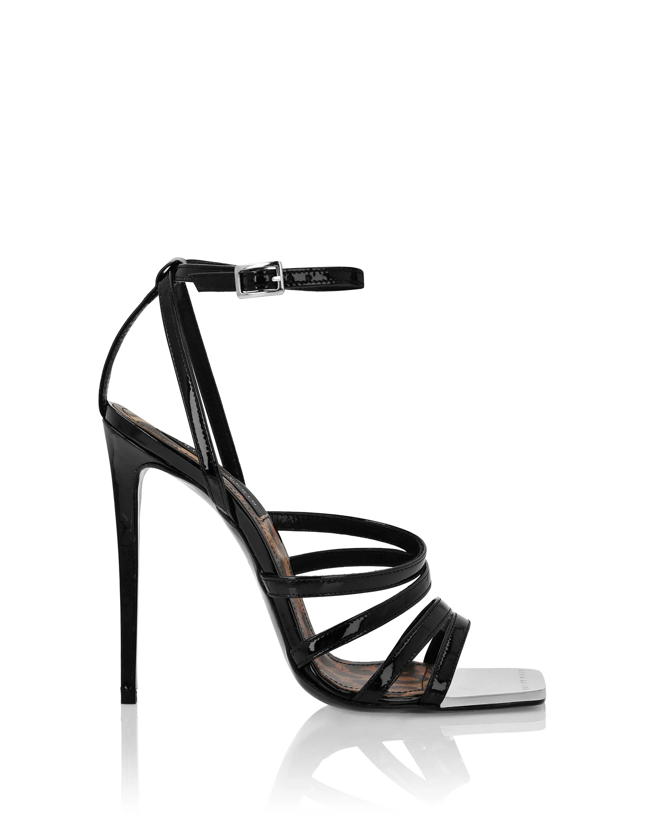 Patent Leather Sandals Hi-Heels