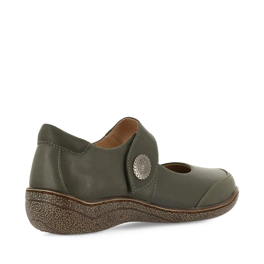 PEACH PLAIN - KHAKI STRETCH