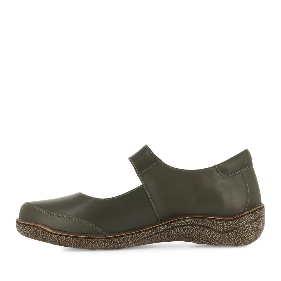 PEACH PLAIN - KHAKI STRETCH