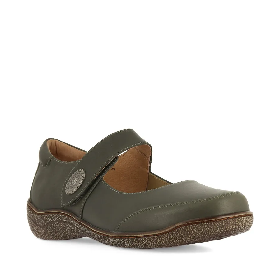 PEACH PLAIN - KHAKI STRETCH
