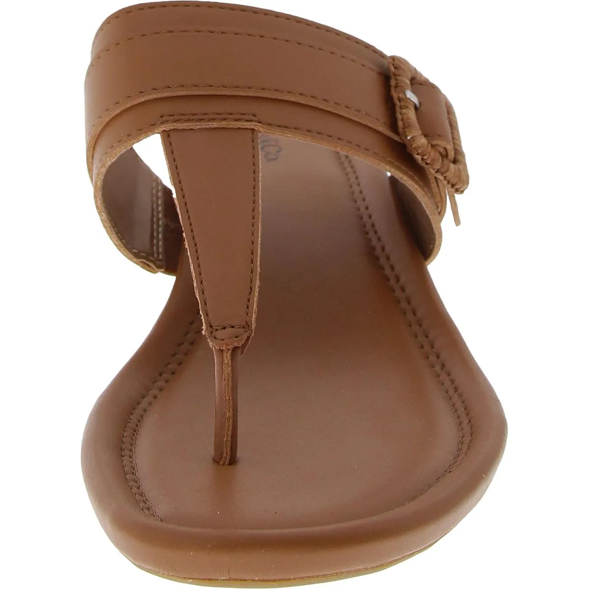 Pollieer Womens Slip On Comfort T-Strap Sandals