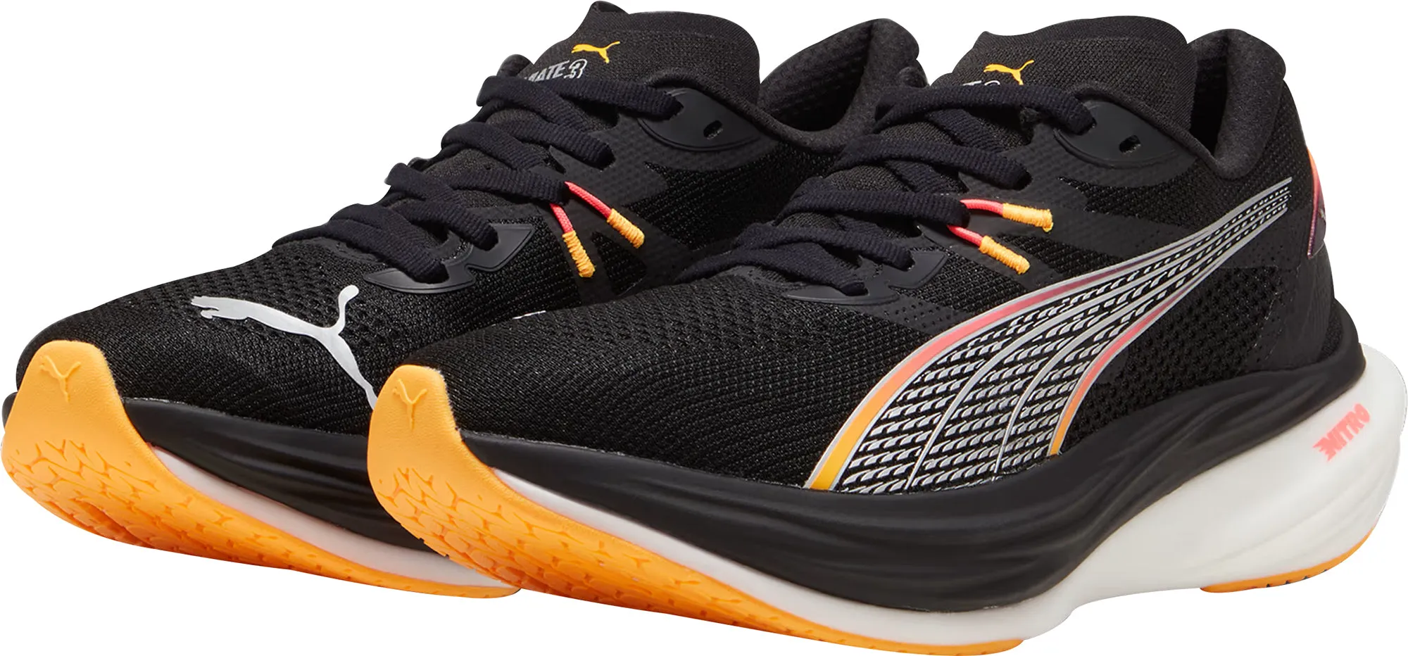 Puma Deviate Nitro 3 Womens Running Shoes - Black