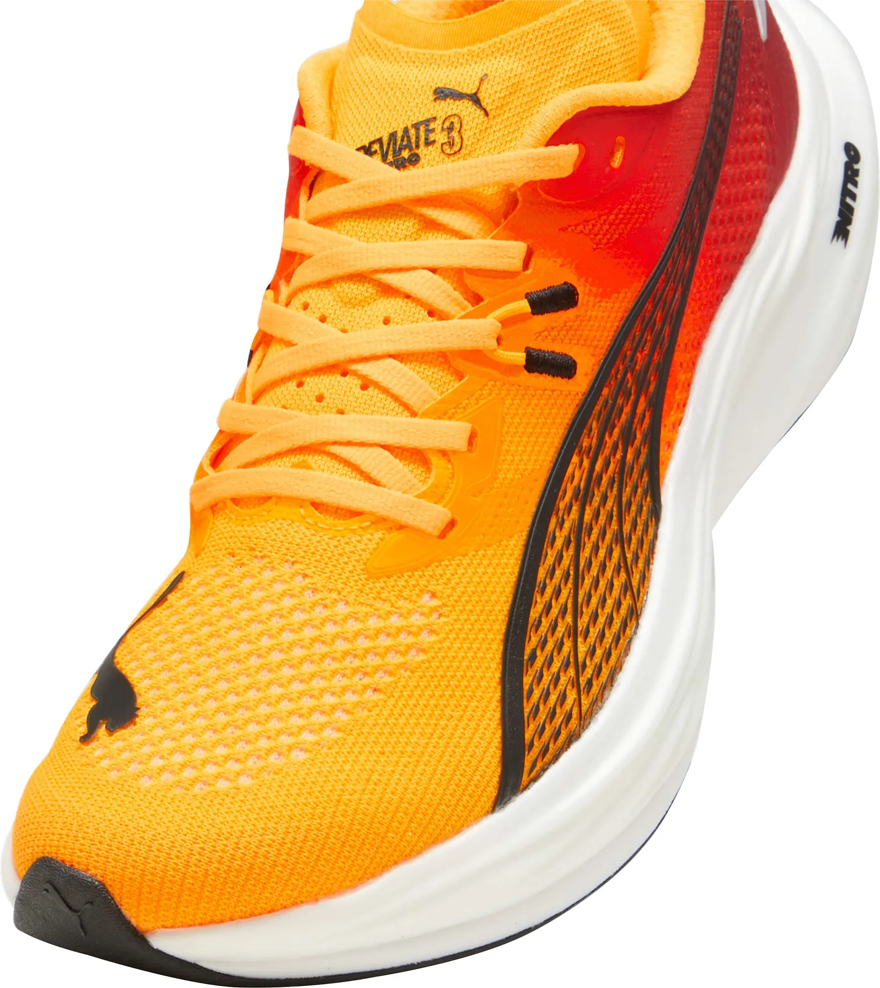 Puma Deviate Nitro 3 Womens Running Shoes - Orange