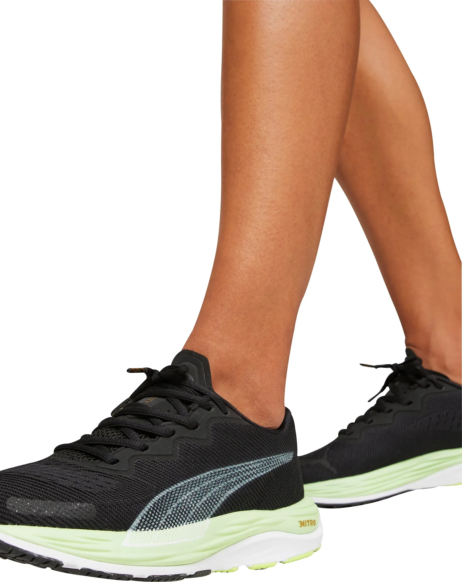Puma Velocity Nitro 2 Womens Running Shoes - Black