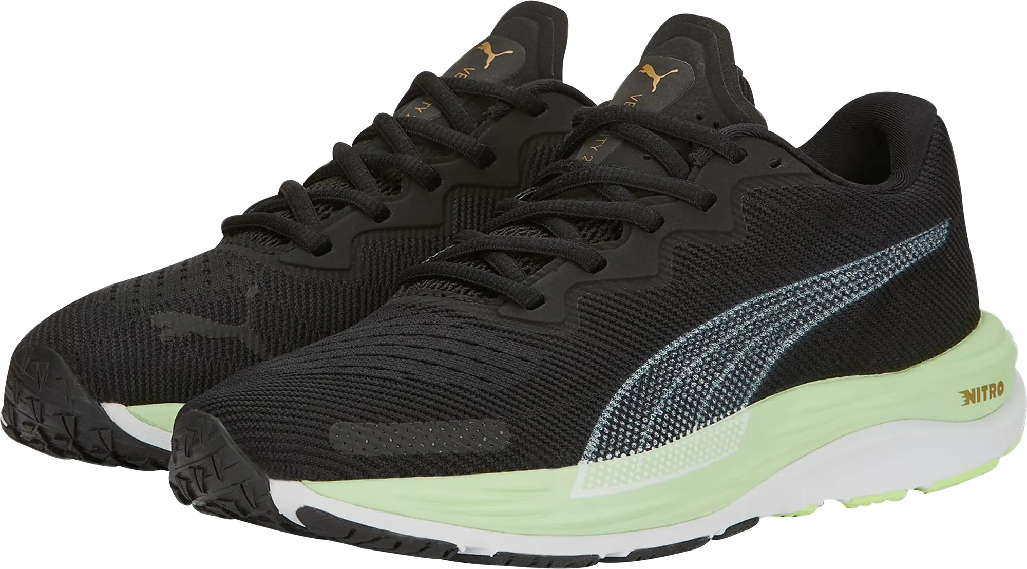 Puma Velocity Nitro 2 Womens Running Shoes - Black