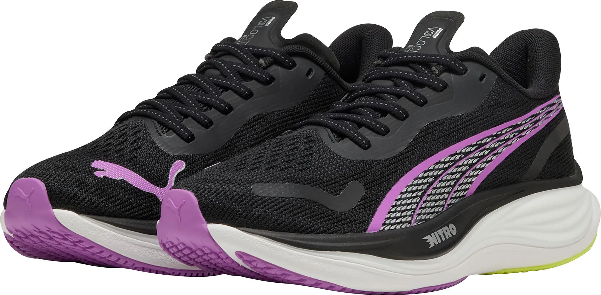 Puma Velocity Nitro 3 Womens Running Shoes - Black