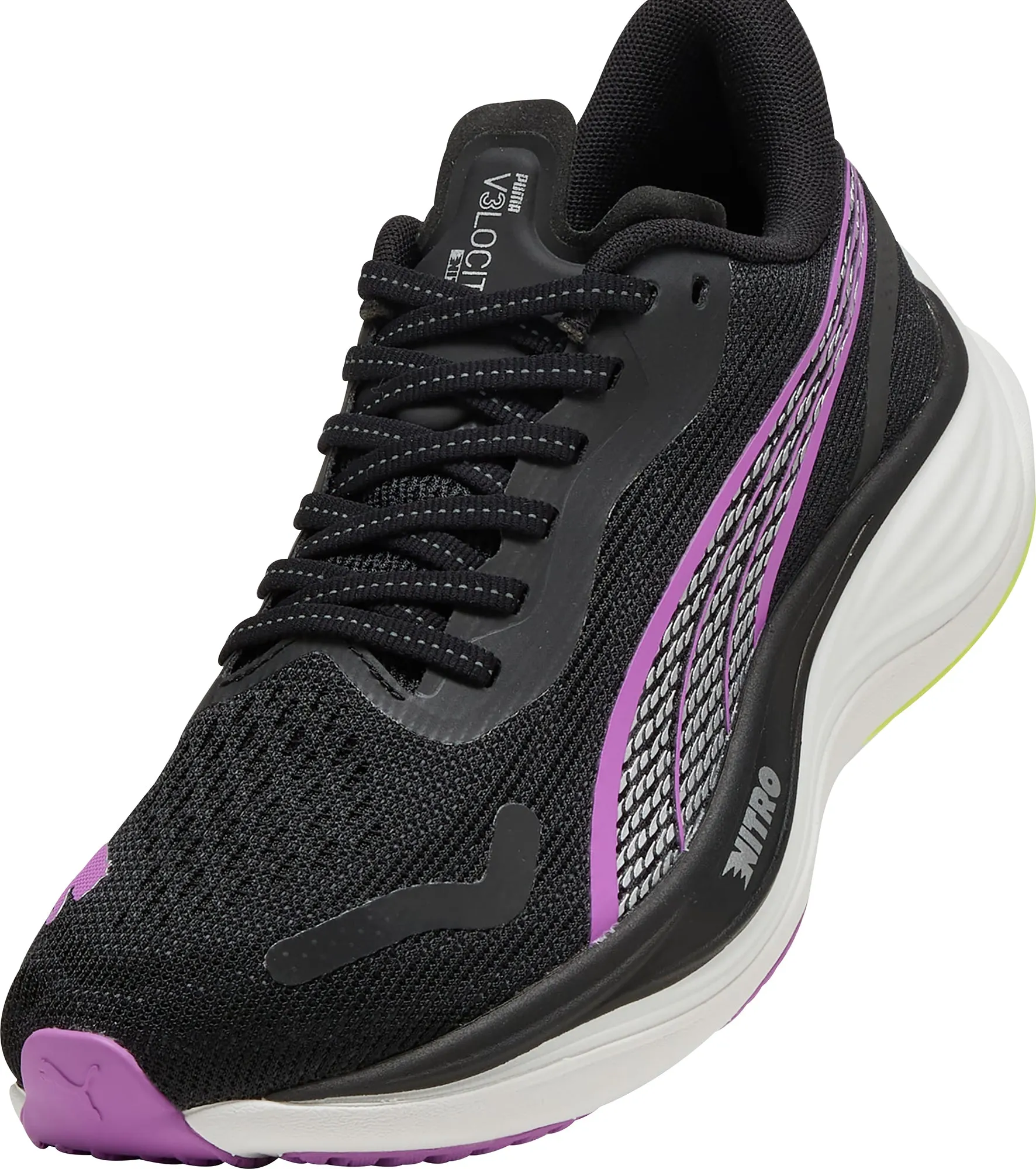 Puma Velocity Nitro 3 Womens Running Shoes - Black
