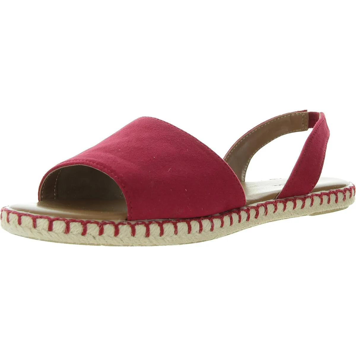 Reesee Womens Faux Suede Slip On Slingback Sandals