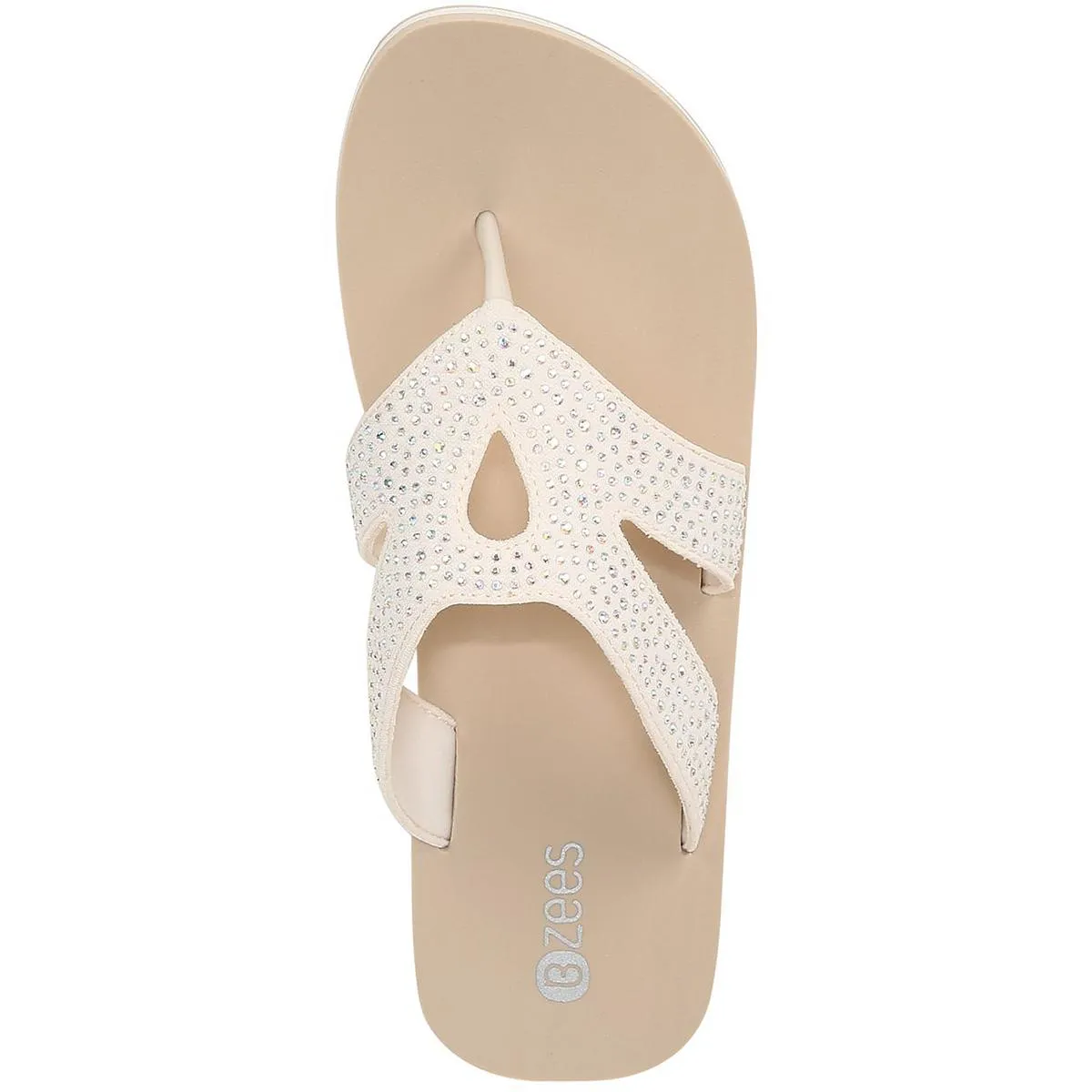 Rio Womens Slip On Flip-Flop Wedge Sandals