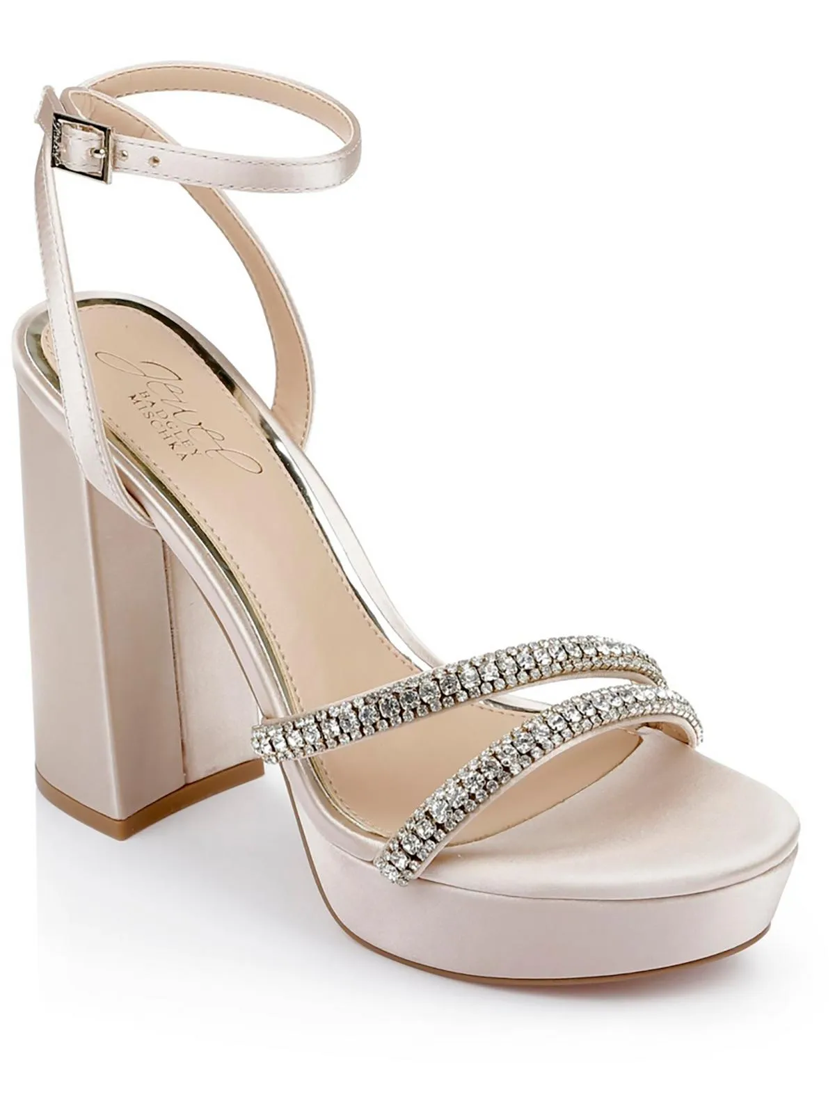 Rochel Womens Satin Platform Sandals